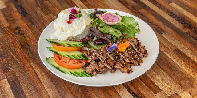 Grilled Pork Rice Bowl