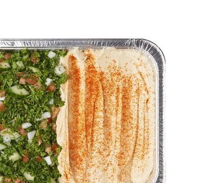 12" Hummus & Tabbouli Tray