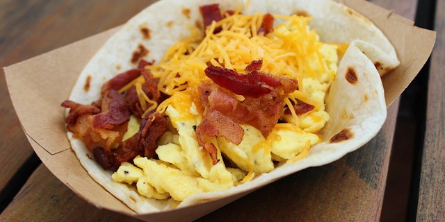 Bacon, Egg & Cheese Taco