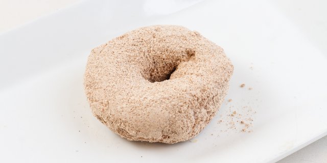 Powdered Sugar Cake Doughnut