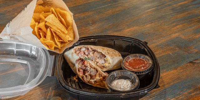 Ground Beef Fiesta Burrito