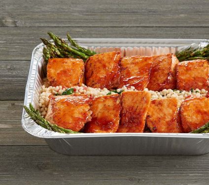 Cherry Chipotle Glazed Salmon