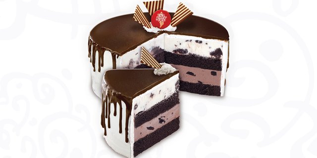 Tall, Dark & Delicious Ice Cream Cake