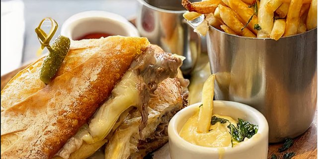 Shaved Prime Rib Sandwich