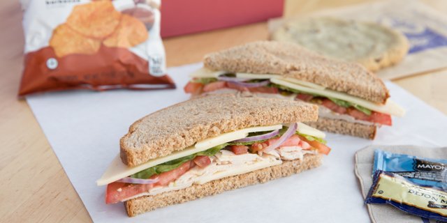 Pewaukee Turkey & Swiss Sandwich Boxed Lunch