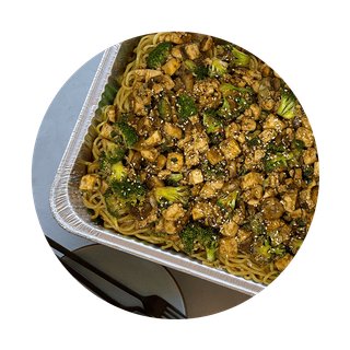 Vegan Sesame Garlic Stir-Fry Platter