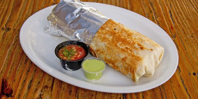 No Meat Breakfast Burrito