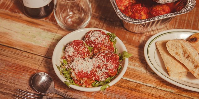 Meatballs & Polenta