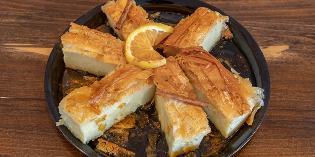 Galagtoboureko (Custard Pastry)