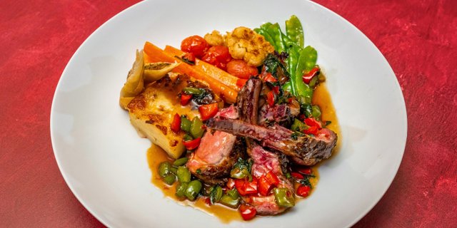 Roasted Rack Of Lamb