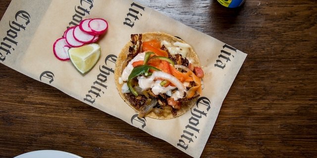 Charred Adobo Brussels Sprouts Taco Bar