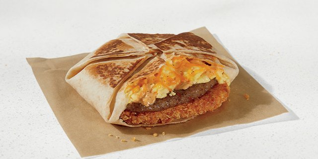 Sausage Breakfast Crunchwrap