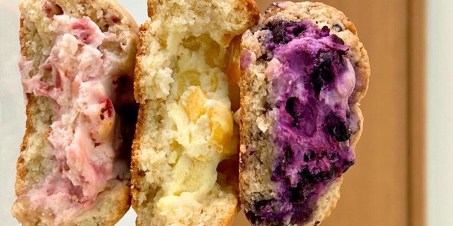 Fruit Cream Cheese Scone