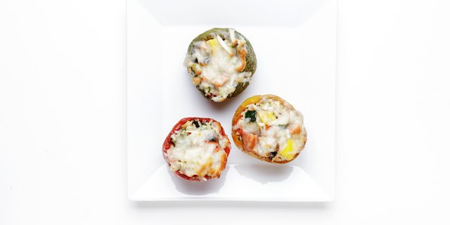 Vegetarian Jumbo Stuffed Peppers