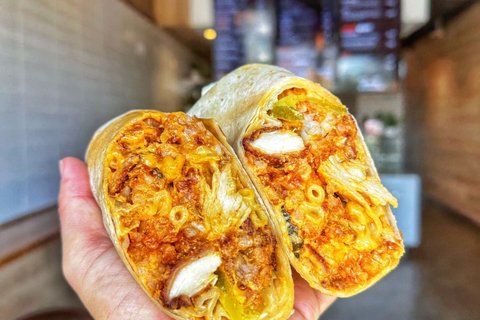 Buffalo Chicken Mac N' Cheese Wrap