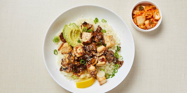 Keto Korean Tofu Bowl