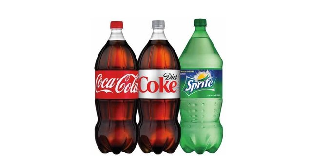 Assorted 2L Soda Bottles