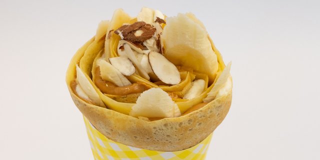 Peanut Butter Banana Crepe