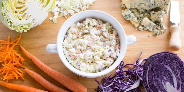 Stilton Blue Cheese Coleslaw