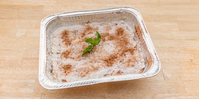 Amaretto Cognac Rice Pudding Tray
