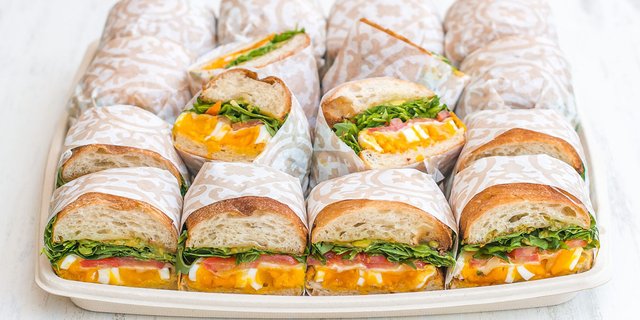 Perfect Egg Ciabatta Sandwich Platter