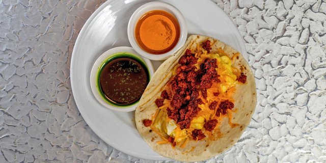 Chorizo & Egg Breakfast Taco