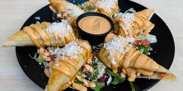Chicken Rolls w/ Chips & Salsa