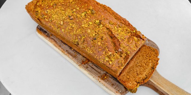 Gluten-Free Pistachio Lemon Matcha Bread