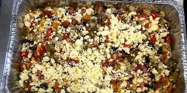 Greek Veggies w/ Orzo & Feta