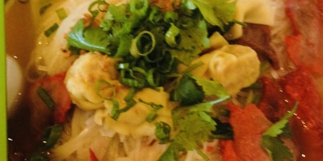 BBQ Pork Wonton Soup