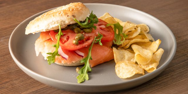 Smoked Salmon Bagel Box