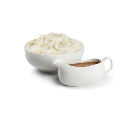 Tray of Mashed Potatoes