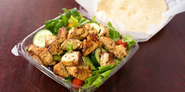 Chicken Kabob Salad