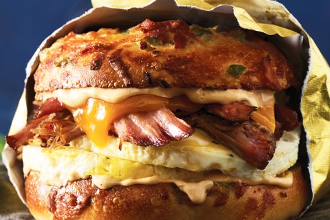 Individual Texas Brisket Egg Sandwich Meal