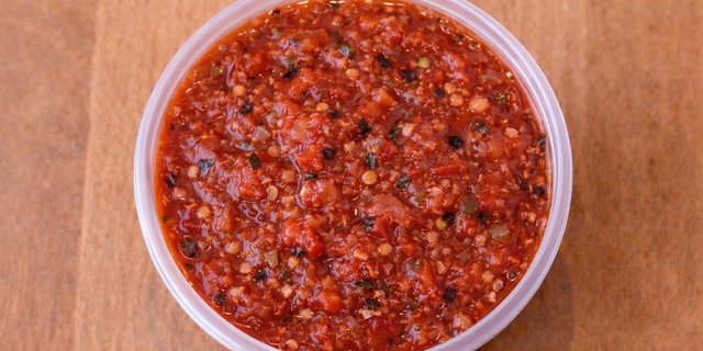 Red Tomatillo Salsa