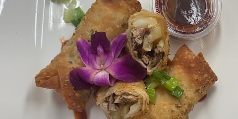 Jerk Chicken Egg Rolls