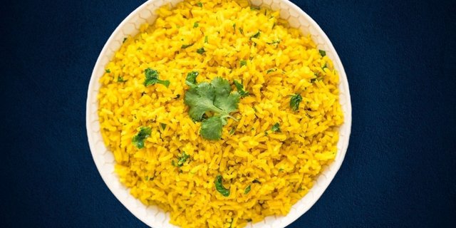 Saffron Herb Rice Tray