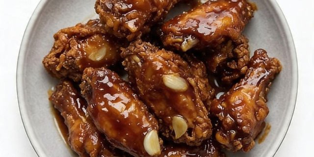 Soy & Garlic Rice Wings