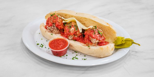 Meatball Parmigiana Sub