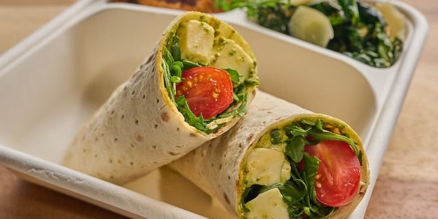 Caprese Wrap Boxed Meal