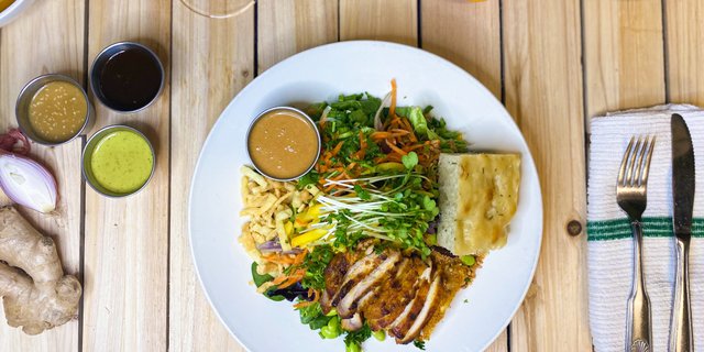 Nutty Rooster Salad Bowl