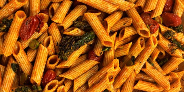 Organic Pasta Salad w/ Romesco & Broccolini