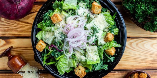 Kale Caesar Party Salad