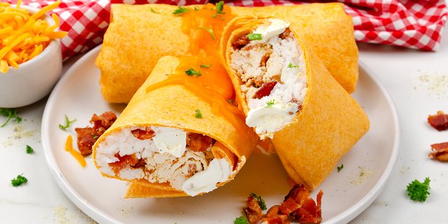 Marry Me Chicken & Rice Wrap