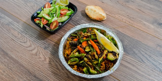 Grilled Vegetable Paella Boxed Lunch