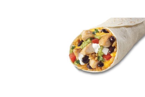 Chicken & Black Bean Burrito