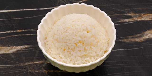 White Rice Tray