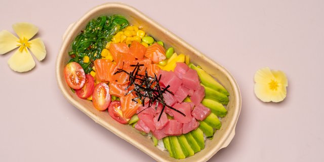 Half & Half Poke Bowl