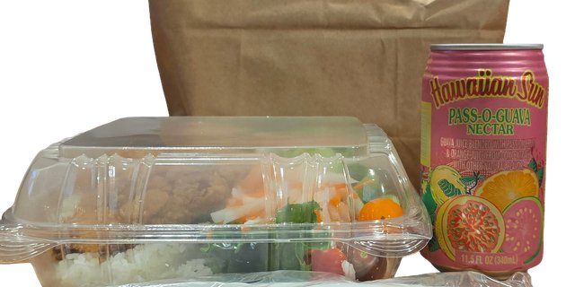 Garlic Shrimp Plate Bagged Lunch