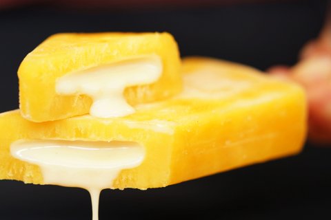 Passion Fruit Paleta w/ Condensed Milk